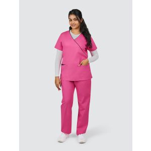 Galaxy Womens Scrub Set (Tall) | 7x Mock Wrap Tunic & 7x Drawstring Trousers