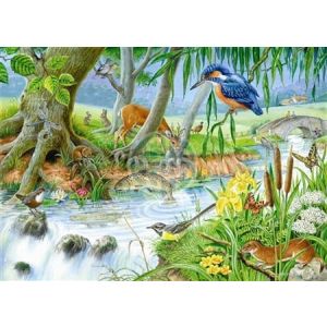 250 Large Piece Jigsaw Puzzle - By the Riverbank