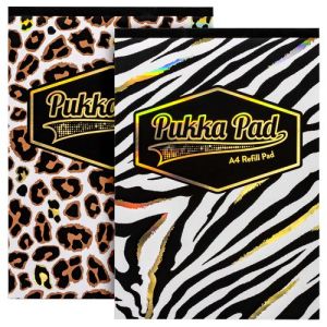 Pukka Pad Wild A4 160 Page Refill Pads (Pack of 2) Assorted