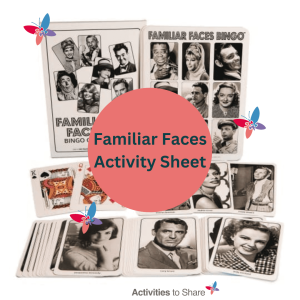 Familiar Faces Activity Sheet