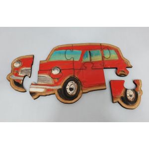 Hand Crafted Wooden Puzzle - Austin Mini