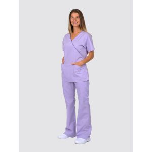 Dickies Womens Scrub Set Bundle | 7x Mock Wrap Top & 7x Boot Cut Trousers