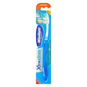 T1005 - Wisdom Xtra Clean Medium Toothbrush, Pack of 12