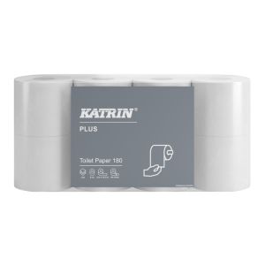 Katrin 87709 Plus 3ply Luxury Toilet Rolls (180 sheets)