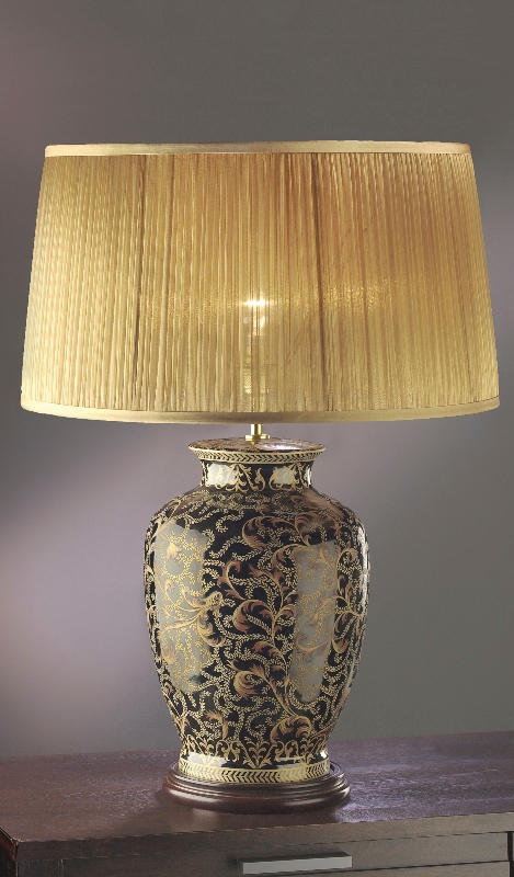 large black and gold table lamps